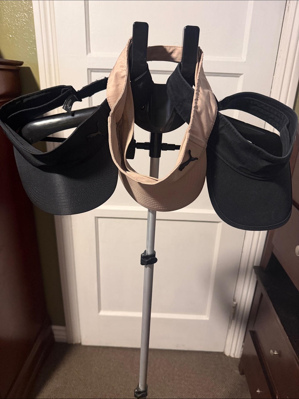 Puma Visor Trio in Black and Nude